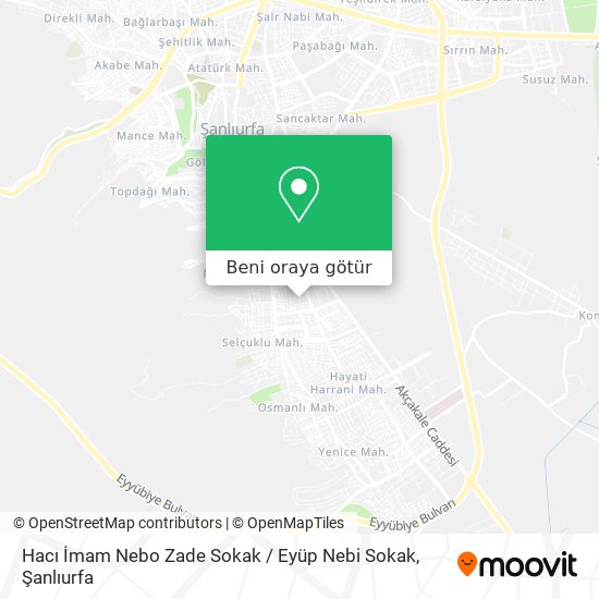 Hacı İmam Nebo Zade Sokak / Eyüp Nebi Sokak harita