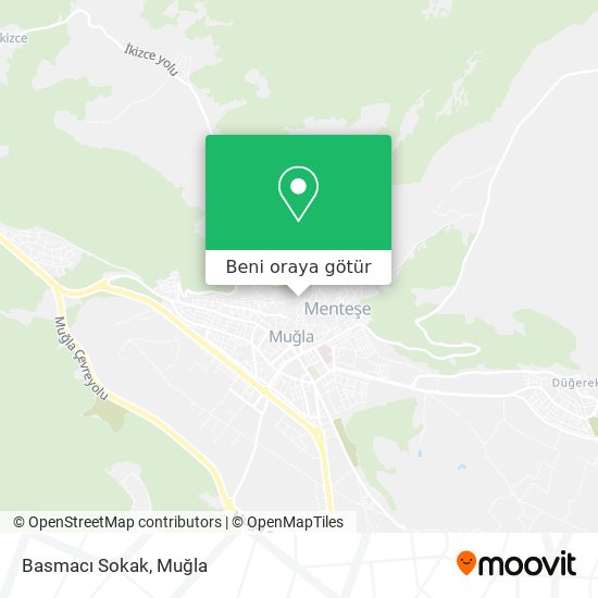 Basmacı Sokak harita