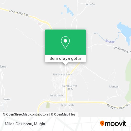 Milas Gazinosu harita