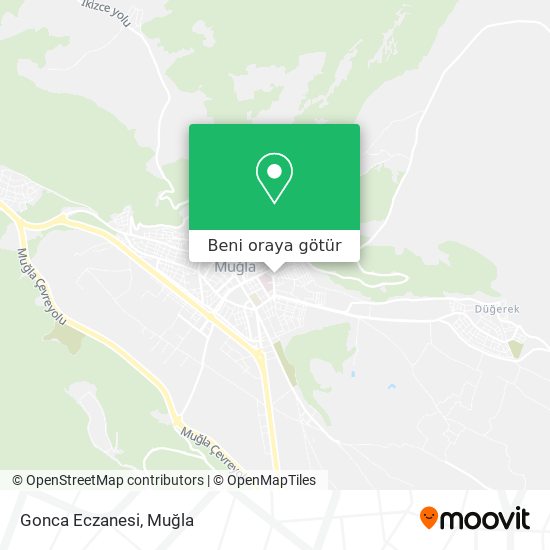 Gonca Eczanesi harita