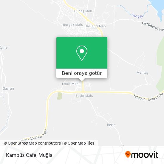 Kampüs Cafe harita