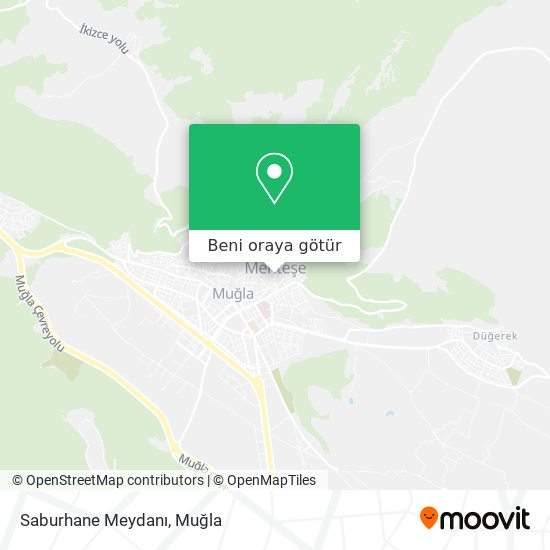 Saburhane Meydanı harita