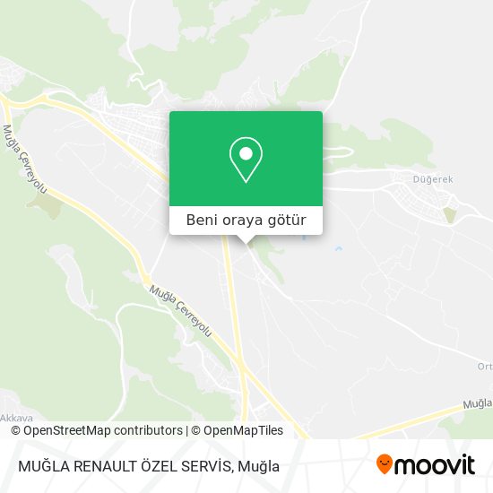 MUĞLA RENAULT ÖZEL SERVİS harita