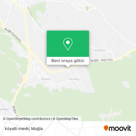 köyalti mevki harita