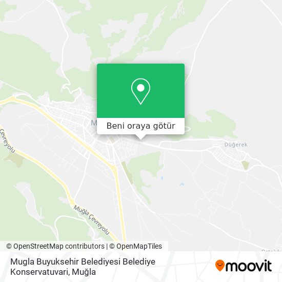 Mugla Buyuksehir Belediyesi Belediye Konservatuvari harita