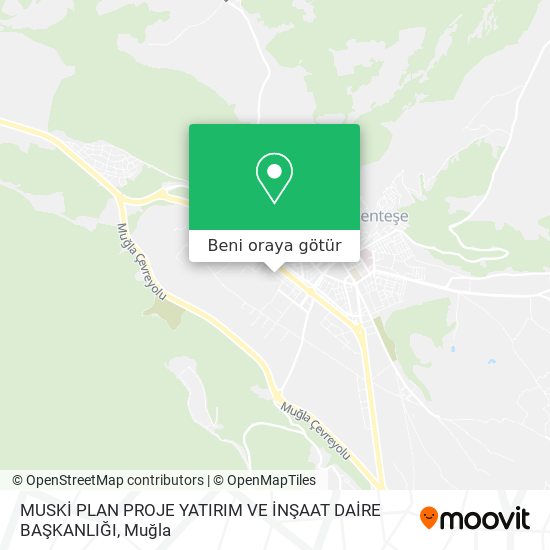 MUSKİ PLAN PROJE YATIRIM VE İNŞAAT DAİRE BAŞKANLIĞI harita