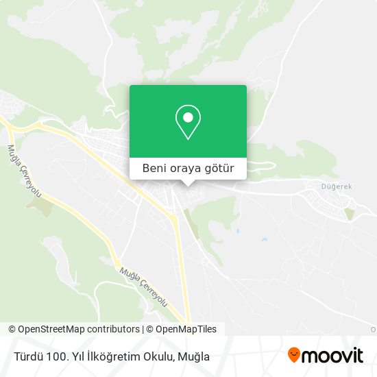 Türdü 100. Yıl İlköğretim Okulu harita