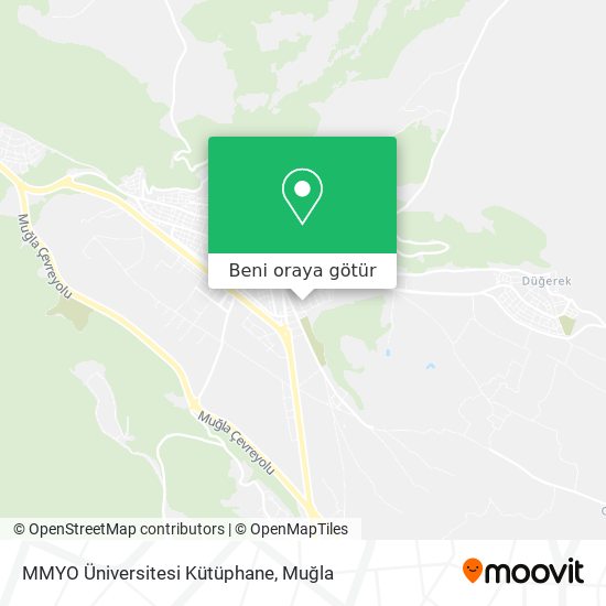 MMYO Üniversitesi Kütüphane harita