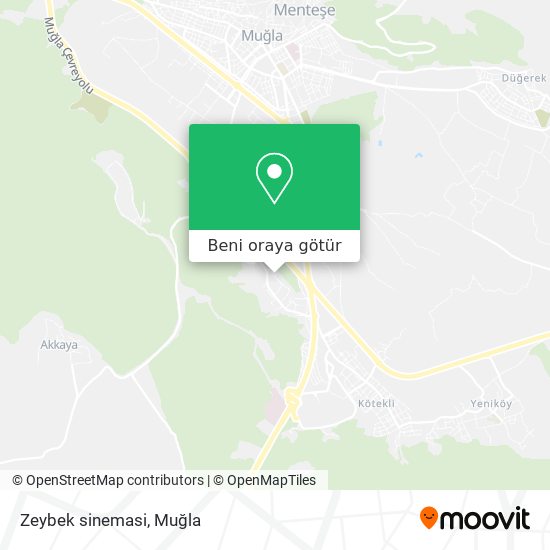Zeybek sinemasi harita