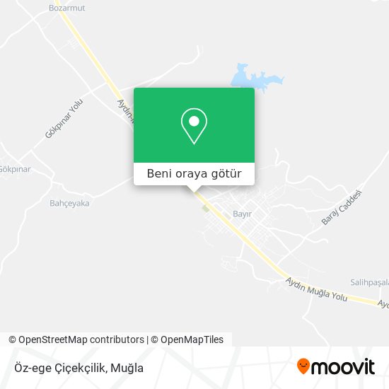 Öz-ege Çiçekçilik harita