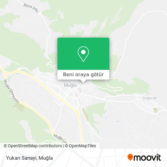 Yukarı Sanayi harita