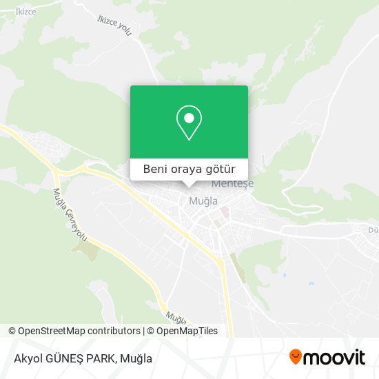 Akyol GÜNEŞ PARK harita