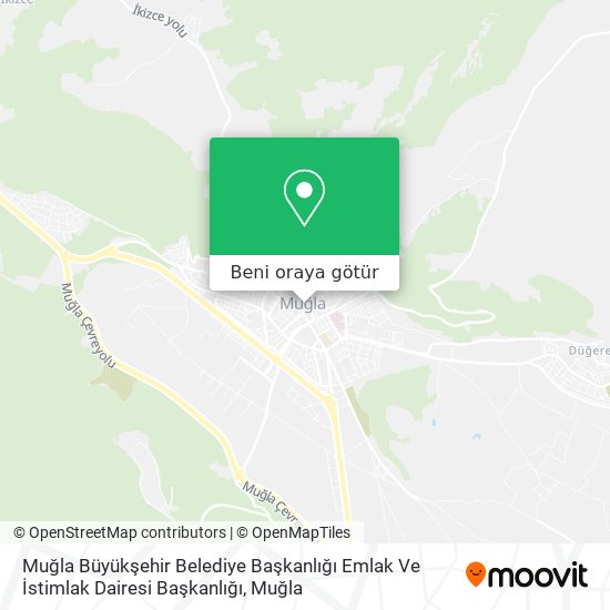 Muğla Büyükşehir Belediye Başkanlığı Emlak Ve İstimlak Dairesi Başkanlığı harita