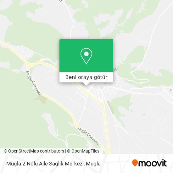 Muğla 2 Nolu Aile Sağlık Merkezi harita