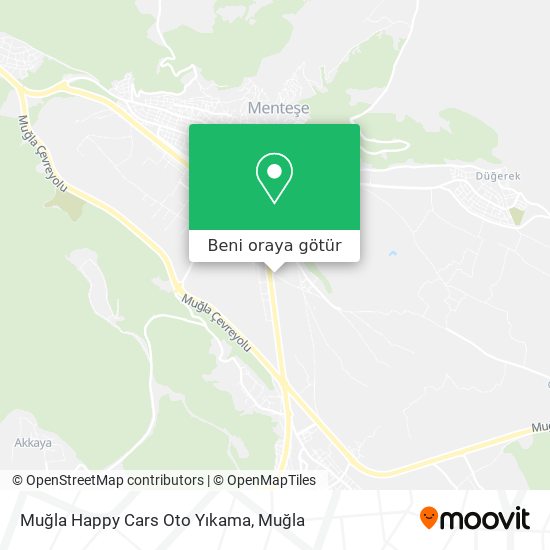 Muğla Happy Cars Oto Yıkama harita