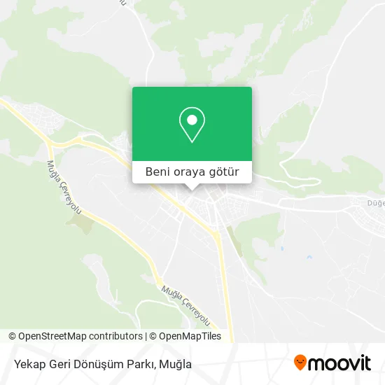 Yekap Geri Dönüşüm Parkı harita
