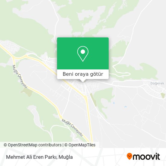 Mehmet Ali Eren Parkı harita