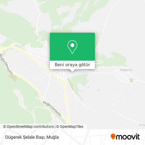 Dügerek Şelale Başı harita