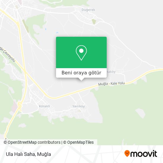 Ula Halı Saha harita