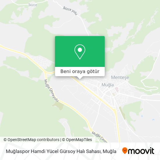 Muğlaspor Hamdi Yücel Gürsoy Halı Sahası harita