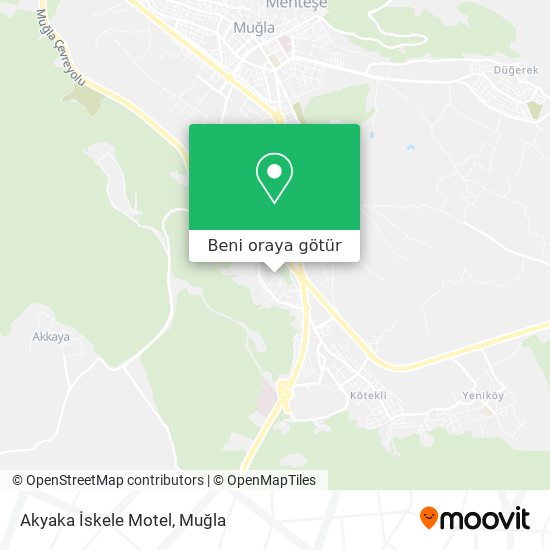 Akyaka İskele Motel harita
