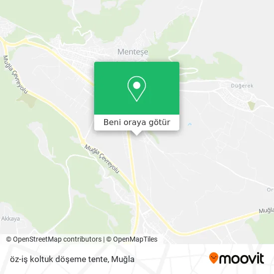 öz-iş koltuk döşeme tente harita