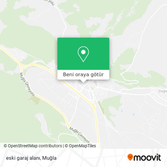 eski garaj alanı harita