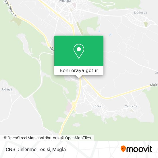 CNS Dinlenme Tesisi harita