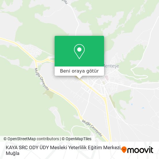 KAYA SRC ODY ÜDY Mesleki Yeterlilik Eğitim Merkezi harita