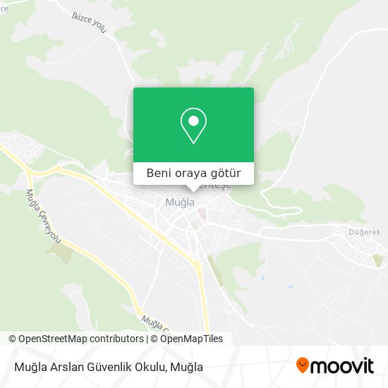 Muğla Arslan Güvenlik Okulu harita