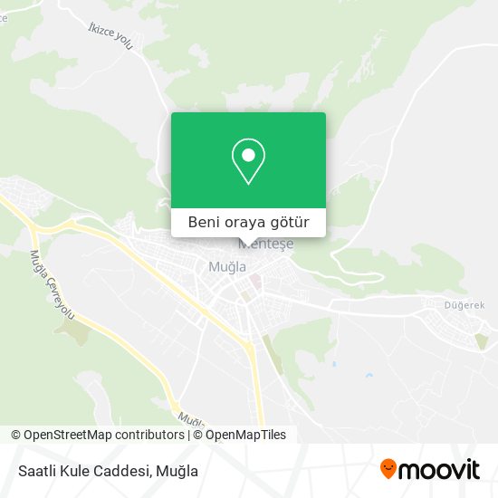 Saatli Kule Caddesi harita