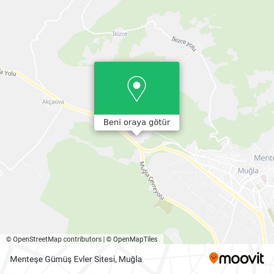 Menteşe Gümüş Evler Sitesi harita
