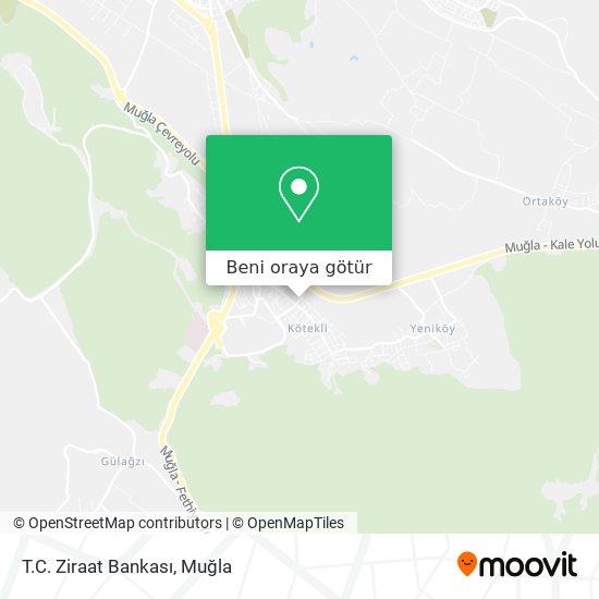 T.C. Ziraat Bankası harita