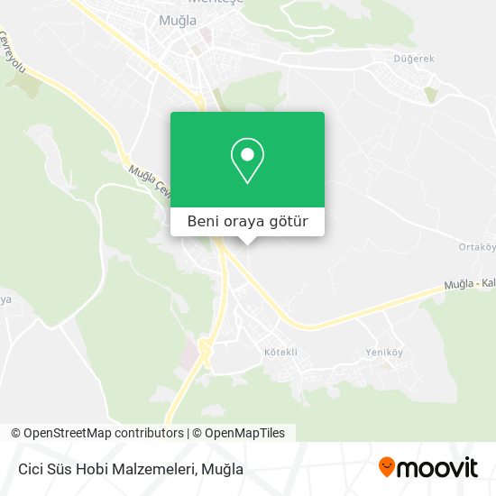 Cici Süs Hobi Malzemeleri harita