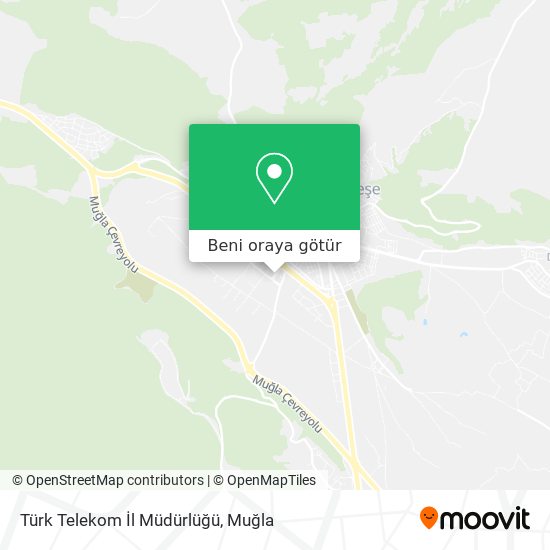 Türk Telekom İl Müdürlüğü harita