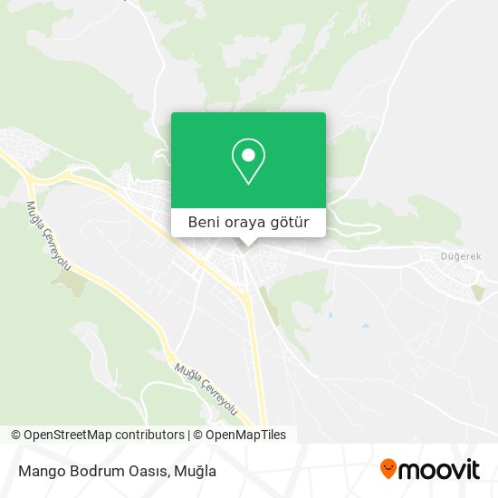 Mango Bodrum Oasıs harita