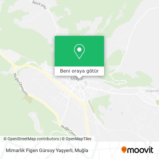 Mimarlık Figen Gürsoy Yaşyerli harita