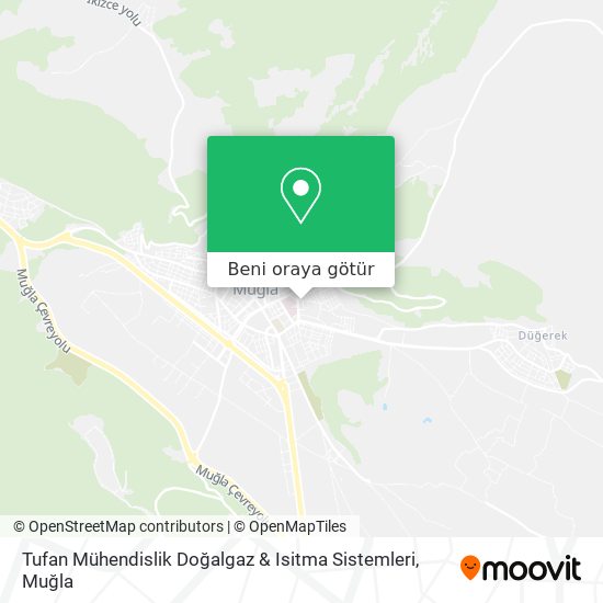 Tufan Mühendislik Doğalgaz & Isitma Sistemleri harita