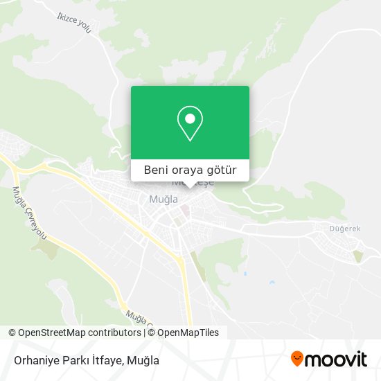 Orhaniye Parkı İtfaye harita