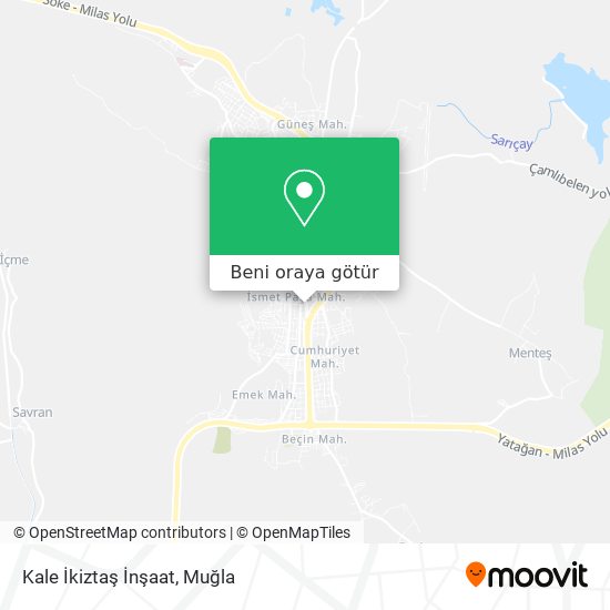 Kale İkiztaş İnşaat harita