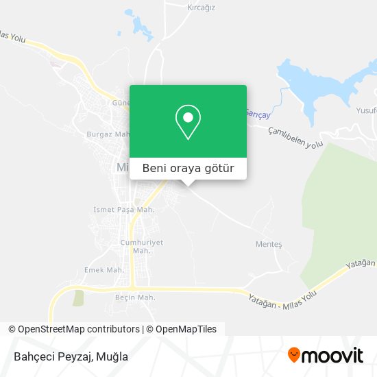 Bahçeci Peyzaj harita