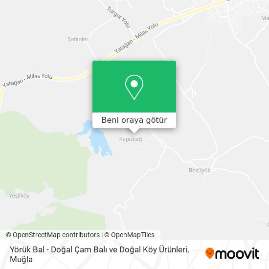 Yörük Bal - Doğal Çam Balı ve Doğal Köy Ürünleri harita