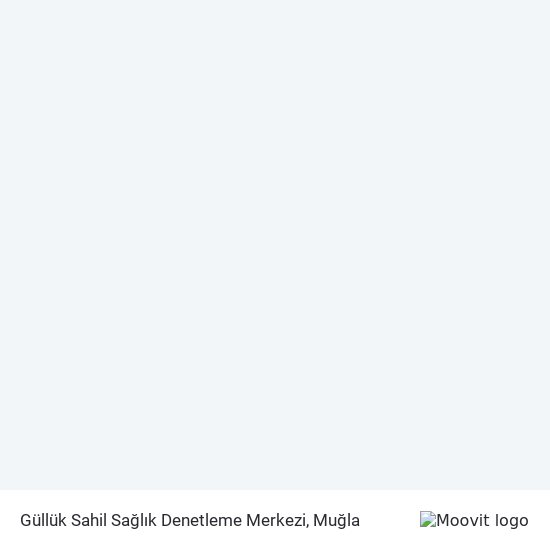 Güllük Sahil Sağlık Denetleme Merkezi harita