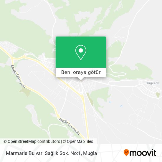 Marmaris Bulvarı Sağlık Sok. No:1 harita
