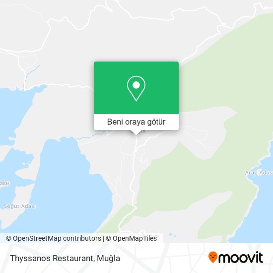 Thyssanos Restaurant harita