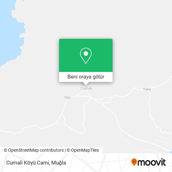Cumali Köyü Cami harita