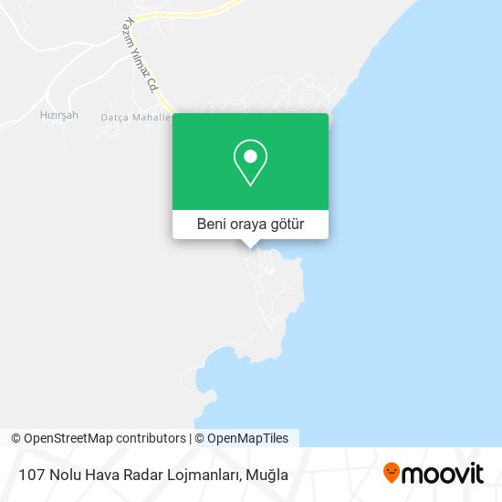 107 Nolu Hava Radar Lojmanları harita
