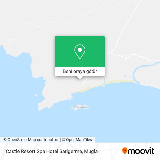 Castle Resort Spa Hotel Sarigerme harita