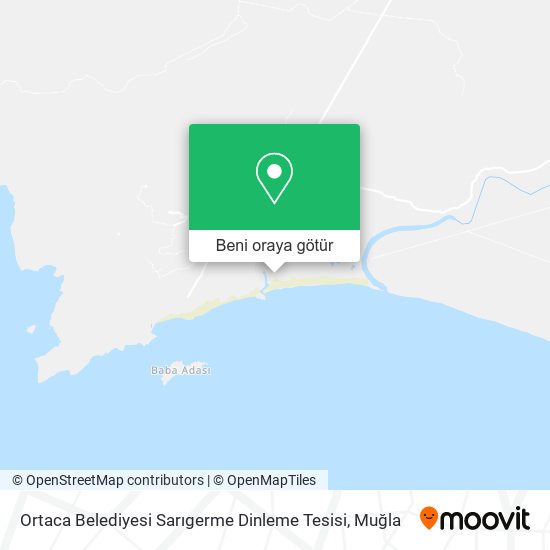Ortaca Belediyesi Sarıgerme Dinleme Tesisi harita