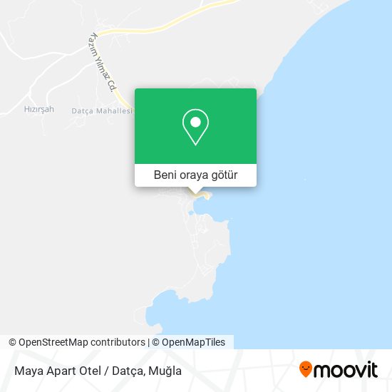 Maya Apart Otel / Datça harita